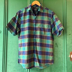 Rodd & Gunn Plaid Short Sleeve Shirt Men’s S Original Fit Cotton